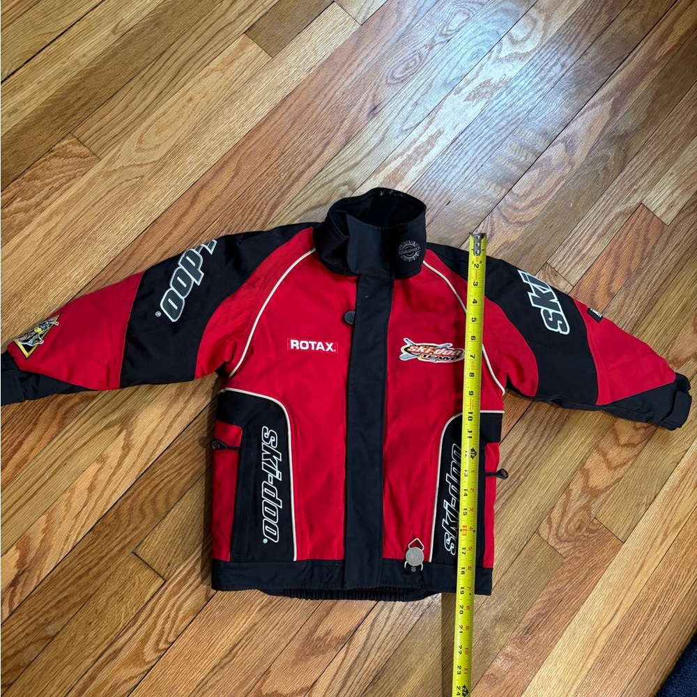 Ski-Doo Kids Red and Black Snowmobile Jacket
